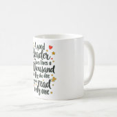 Book Lovers MUG Kaffeetasse (VorderseiteRechts)
