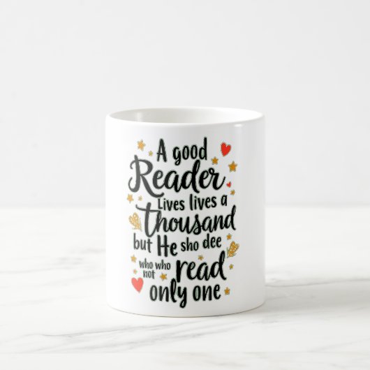 Book Lovers MUG Kaffeetasse (Mittel)