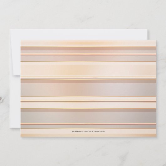 Book Lovers Rose Probe Abendessen Einladung (Rückseite)