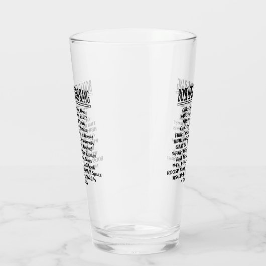 Book Lovers Simste Slang Dark Text Glas (Rechts)