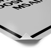 Book Lovers Simste Slang Dark Text Poster (Ecke)