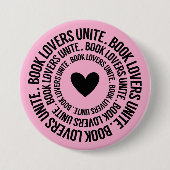 Book Lovers Unite Button (Vorderseite)