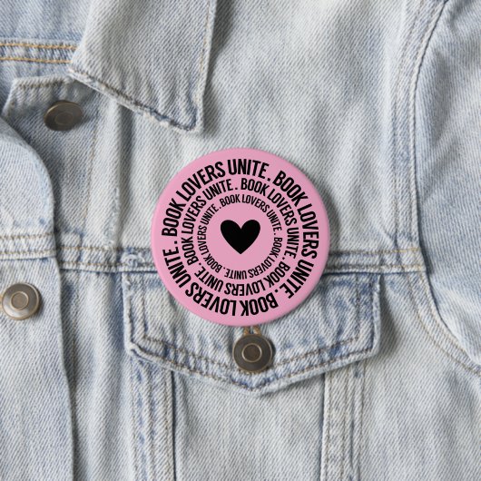 Book Lovers Unite Button (Beispiel)