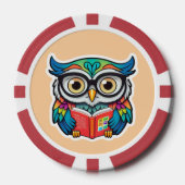 "Book Lovers Unite" Pokerchips (Vorderseite)