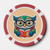 "Book Lovers Unite" Pokerchips (Rückseite)