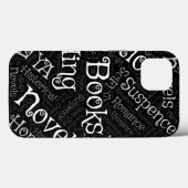 Book Lovers Word Cloud Case-Mate iPhone Hülle (Rückseite (Horizontal))
