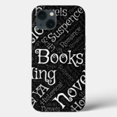 Book Lovers Word Cloud Case-Mate iPhone Hülle (Rückseite)
