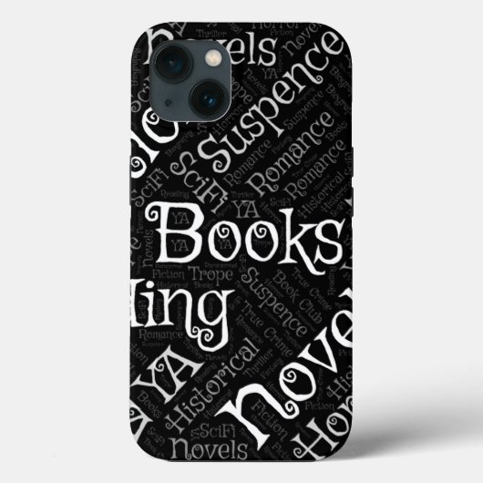Book Lovers Word Cloud Case-Mate iPhone Hülle (Rückseite)