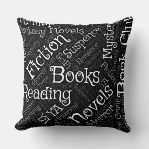 Book Lovers Word Cloud Kissen