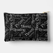 Book Lovers Word Cloud Zubehörtasche (Rückseite)