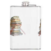 Book Mug Gifts for Book Lovers Flachmann (Rückseite)