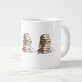 Book Mug Gifts for Book Lovers Jumbo-Tasse (Vorderseite Rechts)