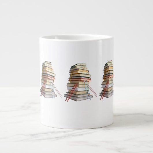 Book Mug Gifts for Book Lovers Jumbo-Tasse (Vorderseite)