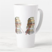 Book Mug Gifts for Book Lovers Milchtasse (Rechte Ecke)