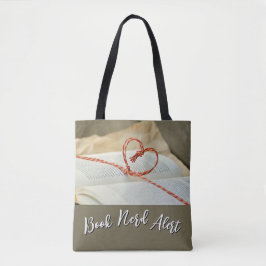 Book Nerd Alert Tote Tasche