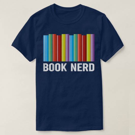 Book Nerd Books Lover Bookworm Bookaholic Reader G T-Shirt (Design vorne)