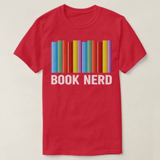 Book Nerd Books Lover Bookworm Bookaholic Reader G T-Shirt (Design vorne)