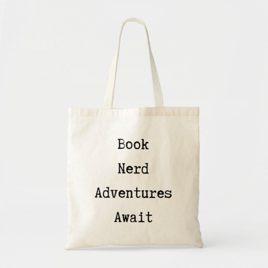Book Nerd Cool Book Lover Librarian Traveller Gesc Tragetasche (Vorne)