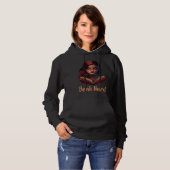 Book Nerd Cute Reading Girl Perfect for Book Hoodie (Vorne ganz)