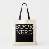 Book Nerd Glasses Funny Reader Librarian Tragetasche (Vorne)