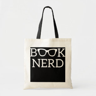 Book Nerd Glasses Funny Reader Librarian Tragetasche