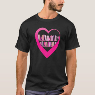 Book Nerd Reader Heart Librarian Liebe Reading 1 T-Shirt