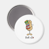 Book Nut Magnet (Vorderseite/Rückseite)