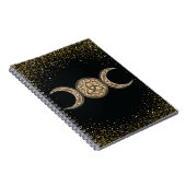 Book of Shadows Celtic Triple Moon/Triple Goddess  Notizblock (Rechte Seite)