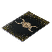 Book of Shadows Celtic Triple Moon/Triple Goddess  Notizblock (Linke Seite)