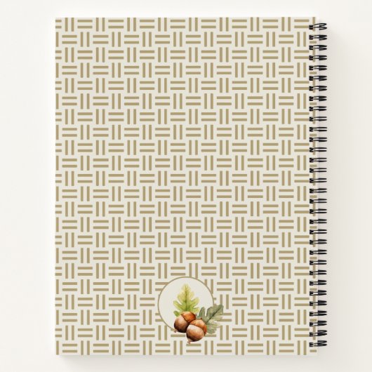 Book Owl Personal Reading Journal Notizblock (Rückseite)