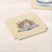 Book Paper Coaster Untersetzer (angewinkelt)