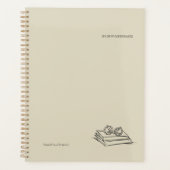 Book Pile- Minimalist Book Lover Planner Planer (Vorderseite)