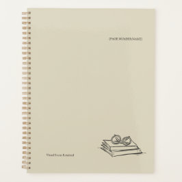 Book Pile- Minimalist Book Lover Planner Planer