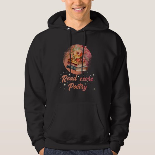 Book  Poetry Bookworm Reading enthusiast Reading f Hoodie (Vorderseite)