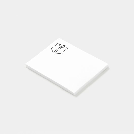 Book Post-it Klebezettel (angewinkelt)