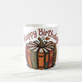 Book Pumpkin Happy Birthday Kaffeetasse (Mittel)