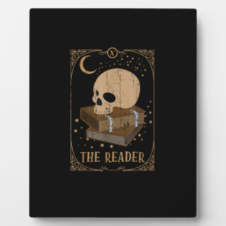 Book Reader Card Pagan Goblincore Goth Occult Book Fotoplatte