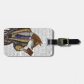 Book Reader Fox Gepäckanhänger (Vorderseite horizontal)