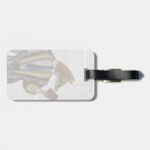 Book Reader Fox Gepäckanhänger (Rückseite horizontal)