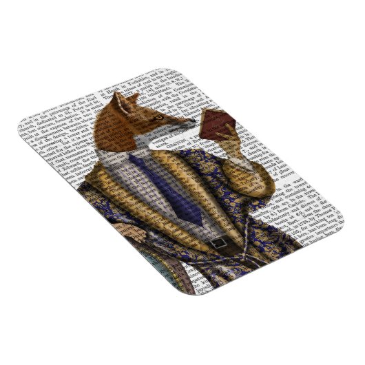 Book Reader Fox Magnet (Rechte Seite)
