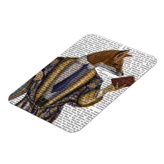 Book Reader Fox Magnet (Linke Seite)