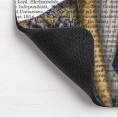 Book Reader Fox Mousepad (Ecke)