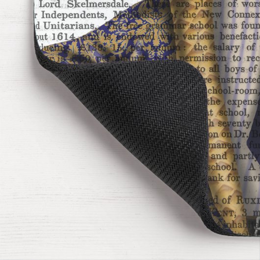 Book Reader Fox Mousepad (Ecke)