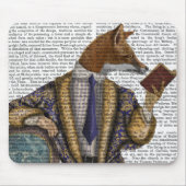 Book Reader Fox Mousepad (Vorne)