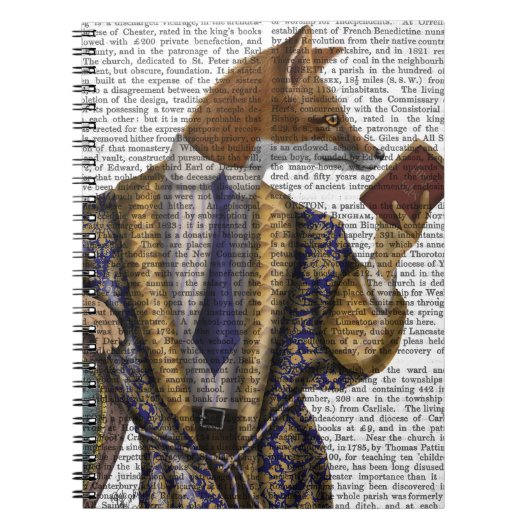 Book Reader Fox Notizblock (Vorderseite)