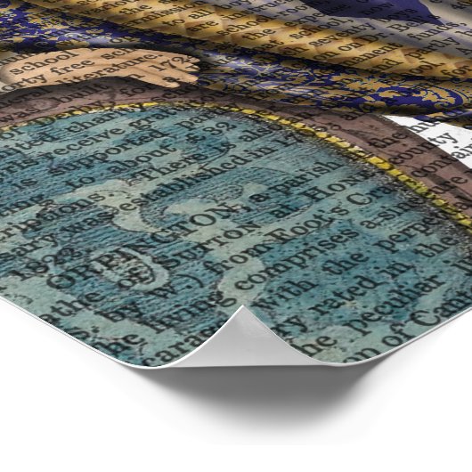 Book Reader Fox Poster (Ecke)