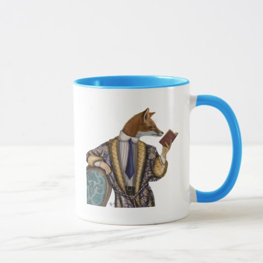 Book Reader Fox Tasse (Rechts)