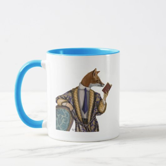 Book Reader Fox Tasse (Links)