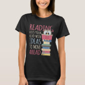 Book Reader Reading Library & Librarian Bookworm O T-Shirt (Vorderseite)