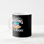Book Reader Spaß Funny Bookworm Joke Kaffeetasse (Vorderseite Links)